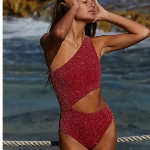 Free people beach riot Celine shine on one piece swimsuit xl new without tags